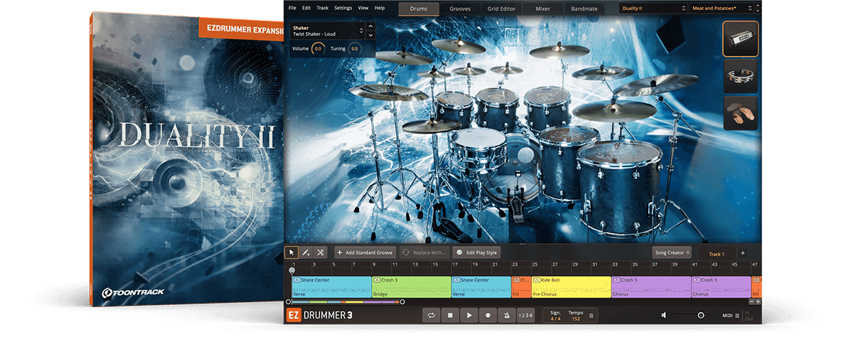 Toontrack EZX  - Duality  II (Duality 2)